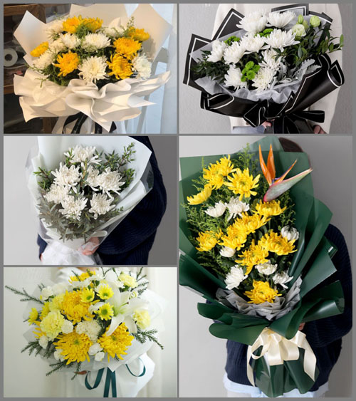 河北邯郸魏县大辛庄乡白事花束代送